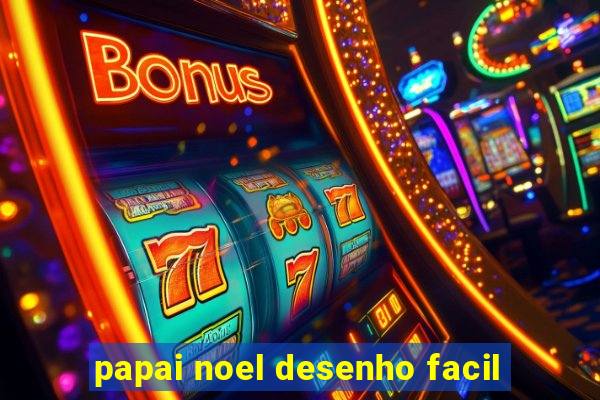 papai noel desenho facil